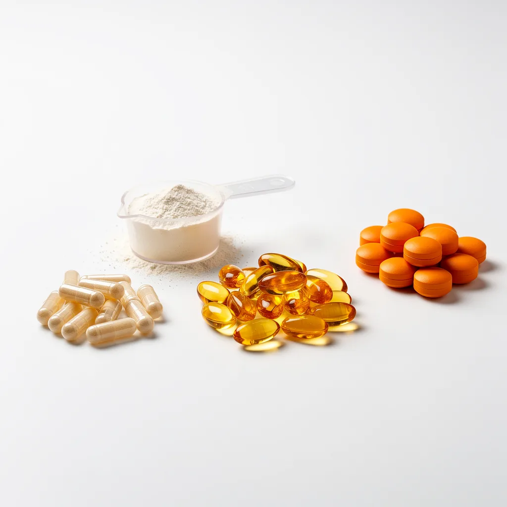 Joint health supplements: glucosamine, collagen, omega-3, curcumin